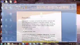 PL/SQL tutorial in tamil - Program Using Procedure part 1 - Inside a Package