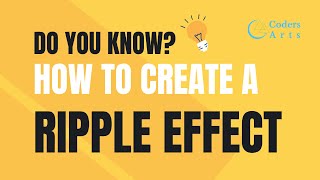 How To Create A Ripple Effect On A Button Using HTML, CSS, JavaScript - Do you know? | Codersarts