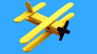 Clothespin Airplane | How To Make A Clothespin Airplane | Clothespin Plane | Popsicle Stick Airplane
