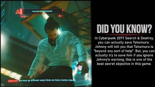 Cyberpunk 2077: How to Save Takemura (Hidden Objective)