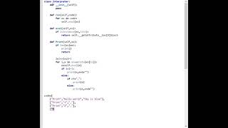 Creating a simple interpreter in Python episode 01