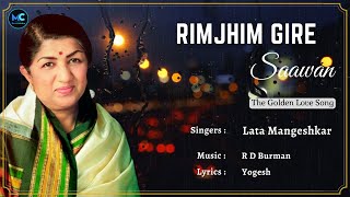 Rimjhim Gire Sawan (Lyrics) - Lata Mangeshkar #RIP | Amitabh Bachchan | 90's Hits Romantic Love Song