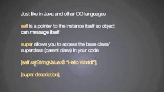 appBuilderTV.com Objective-c Self and Super