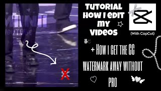 Tutorial how i edit my Videos + how i get the cc watermark away without pro