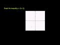 Graphing linear inequalities in two variables 2 (old and redone in newer video)