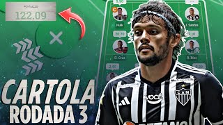 DICAS RODADA #3 CARTOLA FC 2024 |TIME PARA FAZER 100 PONTOS