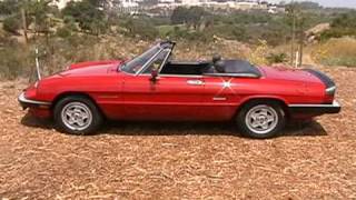 1988 Alfa Romeo Spider veloce exterior and interior