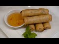 taro spring rolls