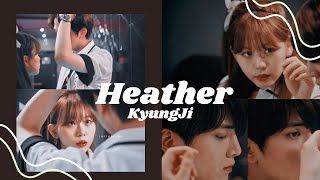 Kyungwoo X Minji » ❝ heather ❞