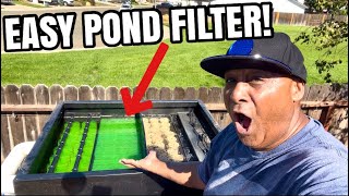 EASY WAY TO CLEAN BACKYARD POND FILTER! *Mountain Tree