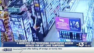 4 Arrested For Possessing Counterfeit Access Devices