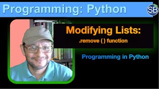 Learning Python - Modifying Lists using the remove function