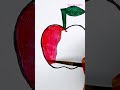 🍎How to draw Apple from 5/easy Apple drawing#shorts #shortaday #youtubeshorts #apple #drawing #art