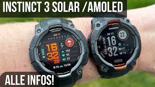 Garmin Instinct 3 Solar : Amoled Review   4K