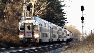 New MARC Bombardier Cab Car Leading in Gaithersburg