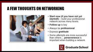 #GRADprofdev How to Conduct Successful Informational Interviews Webinar