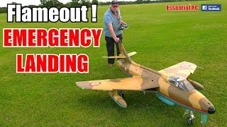 FLAMEOUT ! EMERGENCY RC JET FORCED LANDING