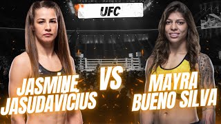 Jasmine Jasudavicius vs Mayra Bueno Silva - Round by Round Analysis