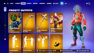 FORTNITE BUYING GLOBE SHAKER AND CANDY AXE PICKAXE