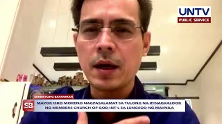 Mayor Isko Moreno nagpasalamat sa P 1,000,000 tulong pinansiyal na ipinagkaloob ng MCGI