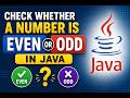 Check Whether a Number is Even or Odd in Java | Java Program for Beginners | Easy Tutorial