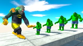 BATTLE 4 SIZE of HULK GORO - Animal Revolt Battle Simulator ARBS