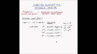 Payback period - Fundas - Part 1