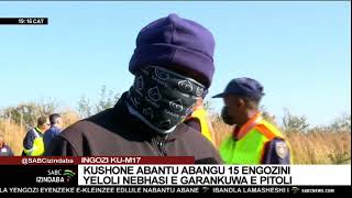 Kushone abantu abangu 15 engozini yeloli nebhasi eGarankuwa