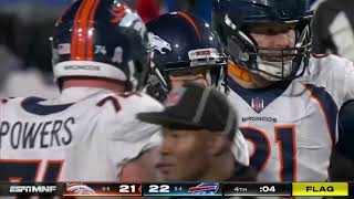 Broncos Win after Bills have 12 Men on Field during Game Winner