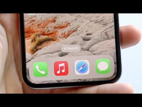 How to Remove Search Bar on iPhone Home Screen!