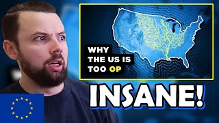 European Reacts: How Geography Made The US Ridiculously OP