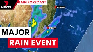 Severe rainstorm warning for NSW, Victoria, QLD | 7 News Australia