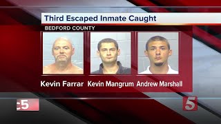 3rd Final Bedford Co Escaped Inmate Captured