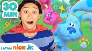 Las pistas de Blue y tú | ¡30 minutos a pura diversión y cantando juntos!  | Nick Jr. en Español