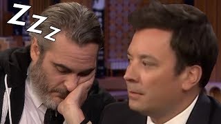 Joaquin Phoenix Doesn't Like Jimmy Fallon