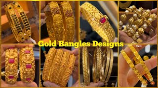 Latest ಗೋಲ್ಡ್ ಕಡಾ ಮತ್ತು ಬಳೆಗೆಳ ಡಿಸೈನ್ಸ 👆/ New Design Gold Bangles and kada collection