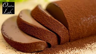 [Keto / Low carb] Chocolate Mousse Cake (Eggless/ No oven / Gluten free) / ASMR | Oyatsu Lab.