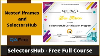 Handling Nested iframes using SelectorsHub (Session 14)