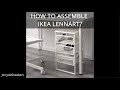 How to assemble IKEA LENNART drawer?