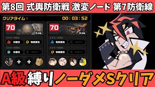 【ゼンゼロ】A級縛り 第8回 式輿防衛戦 激変ノード7 ノーダメSクリア【ゼンレスゾーンゼロ】【ZZZ】