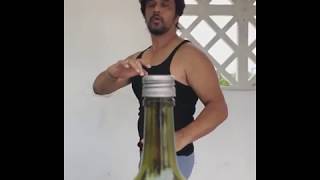 #Arjun#Aishwarya#challenge#Bottle Actor Arjun Sarja Bottle Cap challenge