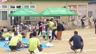 2019年9月保育園運動会 潤 海苔巻き走