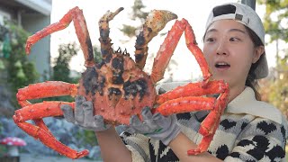 🦀구운 킹크랩은 처음이야~🦀Mukbang eating show