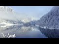 hopeful music with relaxing scenery aerial view footage