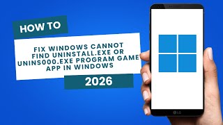 HOW TO FIX WINDOWS CANNOT FIND UNINSTALL.EXE OR UNINS000.EXE - PROGRAM GAME APP IN WINDOWS | MIZACA
