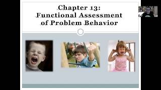 PSYC 171 Chapter 13: Functional Assessment Part 1