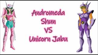 Cavalieri dello zodiaco - Saint Seiya 1vs1 - Andromeda Shun VS Unicorn Jabu - ITA