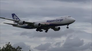 ◇ゴーアラウンド！横風・ウインドシア15ノット◇NCA B747－８　Rwy16R◇成田空港さくらの山◇nrt hhh