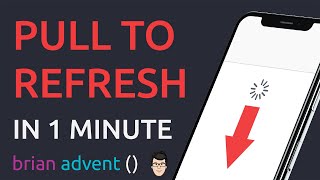iOS Swift Tutorial: Create a Pull to Refresh Feature in 1 Minute