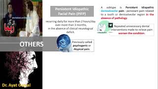 18. Others- Persistent idiopathic dentoalveolar pain (atypical/psychogenic)